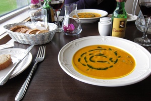 Carrot Soup at Hotel Isafjordur